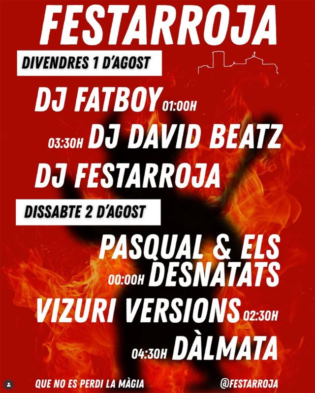 cartell FESTARROJA 2025 cartell FESTARROJA 2025