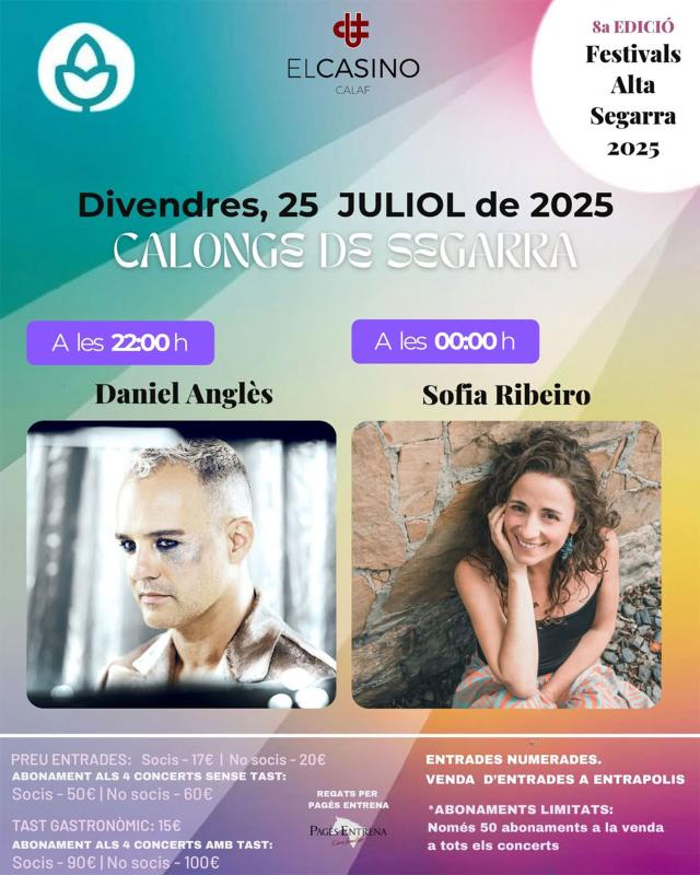 cartell Concerts FAS 25 de juliol
