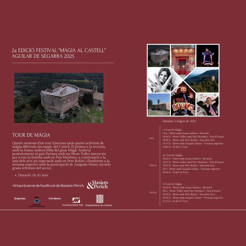 cartell 2n Festival de Màgia al Castell cartell 2n Festival de Màgia al Castell