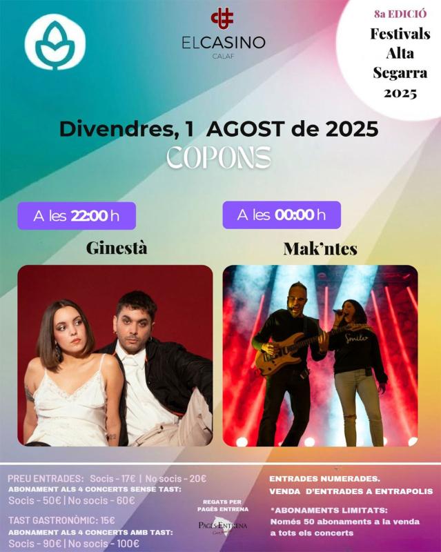 cartell Concerts FAS 1 d'agost cartell Concerts FAS 1 d'agost