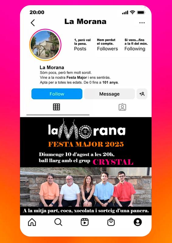 cartell Festa Major de La Morana 2025 cartell Festa Major de La Morana 2025