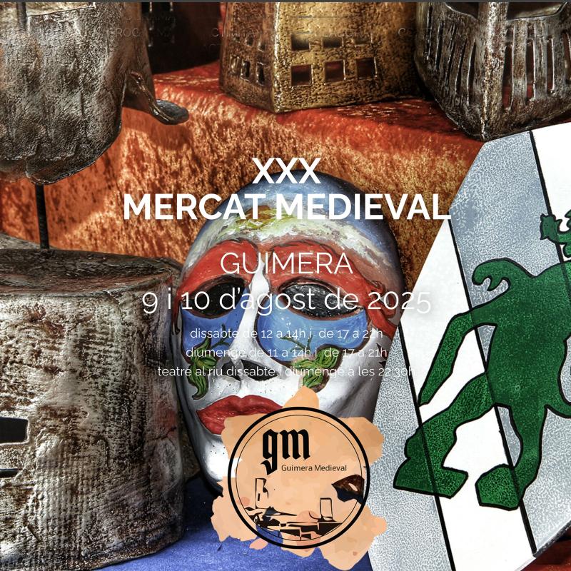 cartell XXX Mercat Medieval de Guimerà