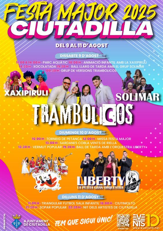cartell Festa Major de Ciutadilla 2025
