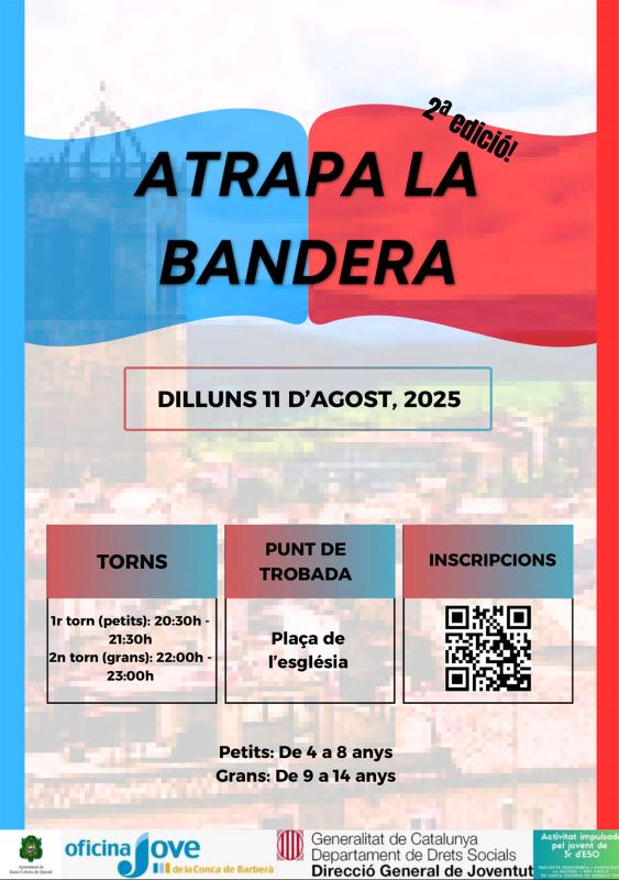 atrapa la bandera Festa Major de Santa Coloma de Queralt 2025 - Santa Coloma de Queralt