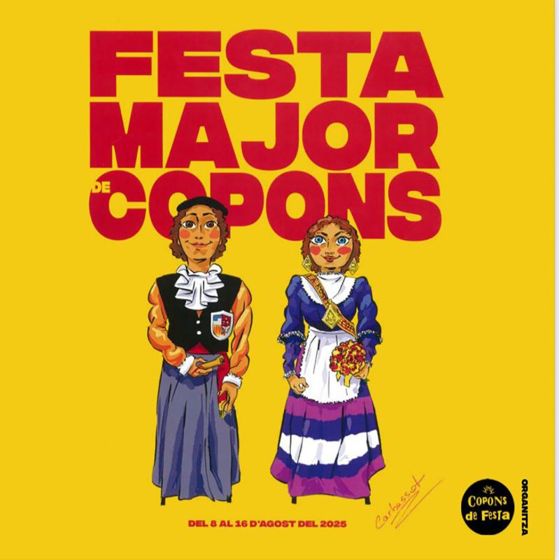 cartell Festa Major de Copons 2025
