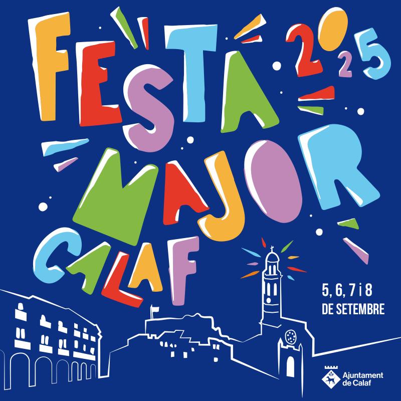 cartell Festa Major de Calaf 2025