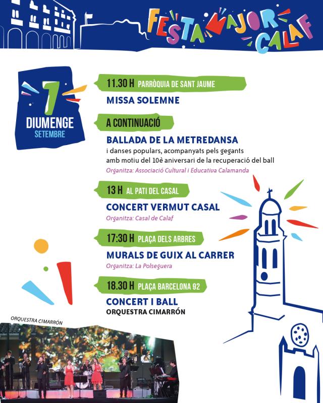 diumenge matí Festa Major de Calaf 2025 - Calaf