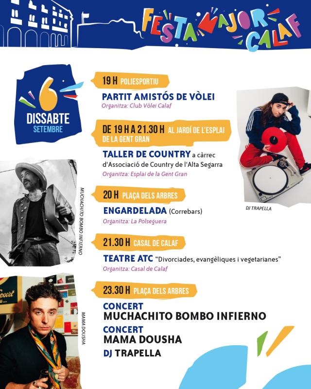 dissabte tarda Festa Major de Calaf 2025 - Calaf