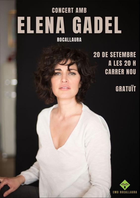 cartell Concert amb Elena Gadel
