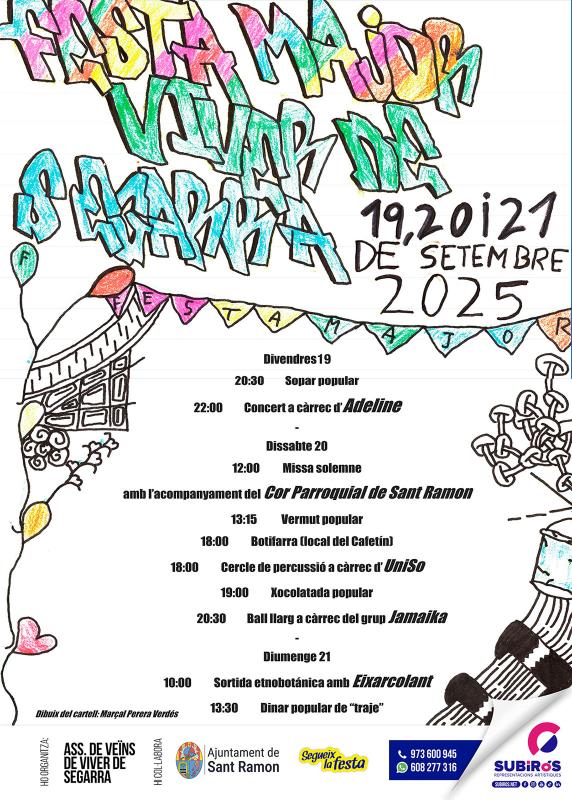 cartell Festa Major de Viver de Segarra 2025