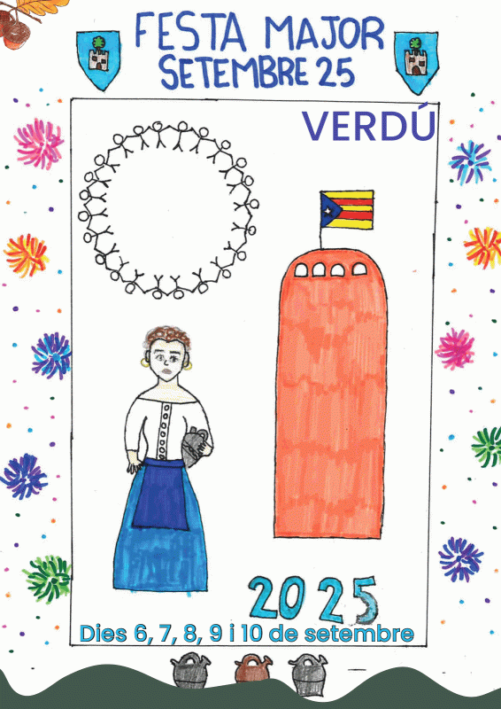 cartell Festa Major de Verdú 2025