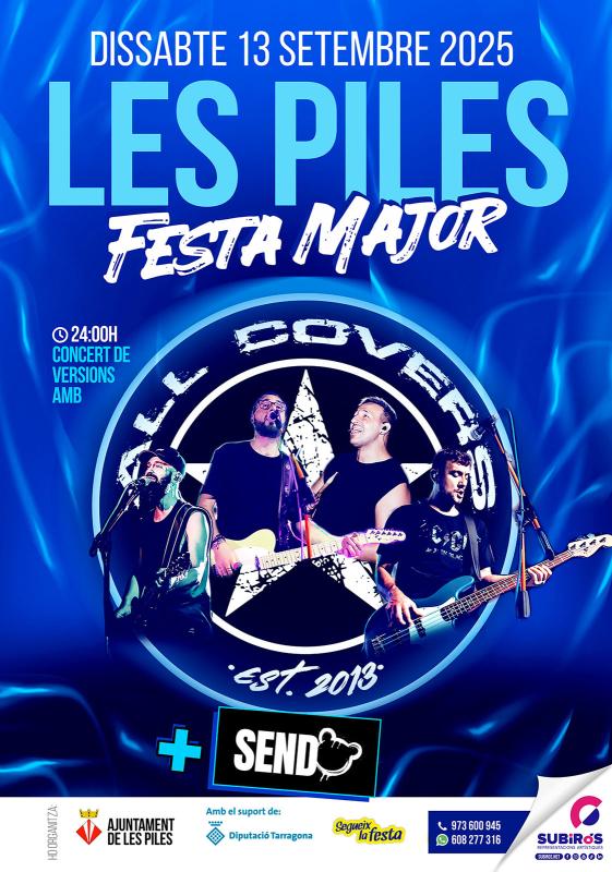 cartell Festa Major de Les Piles 2025 - Les Piles
