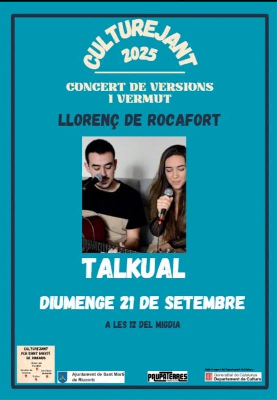 cartell Concert de 'TalKual' cartell Concert de 'TalKual'