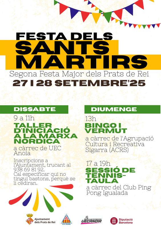 cartell Festa dels Sants Màrtirs 2025