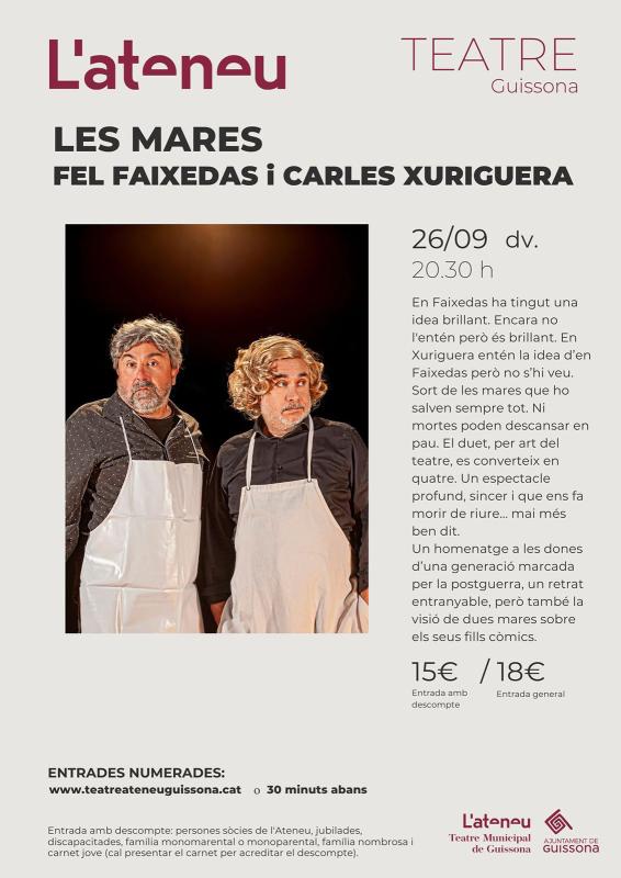 cartell Teatre 'Les Mares'