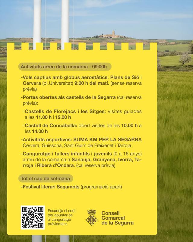 programa 5è Dia de la comarca de la Segarra - 