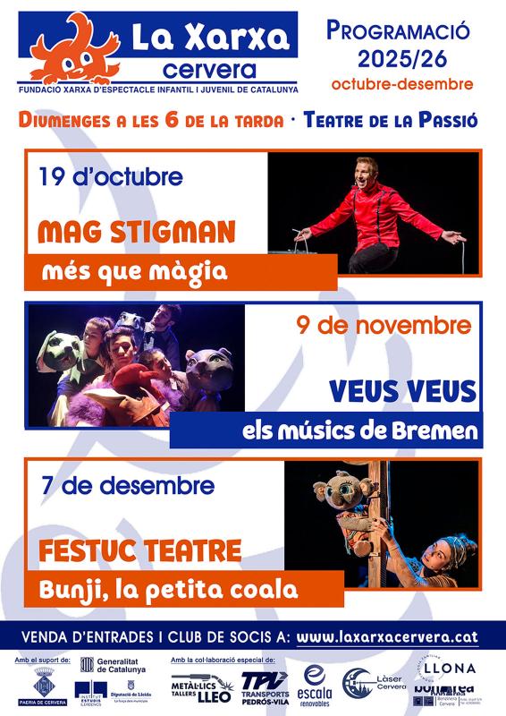 cartell Espectacle familiar 'MÉS QUE MÀGIA'