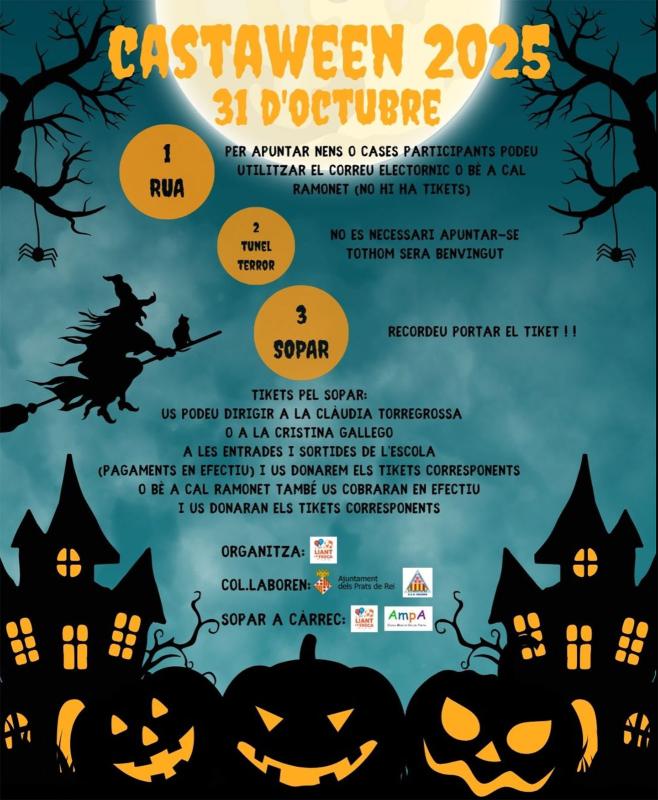 cartell Castaween 2025 als Prats de Rei