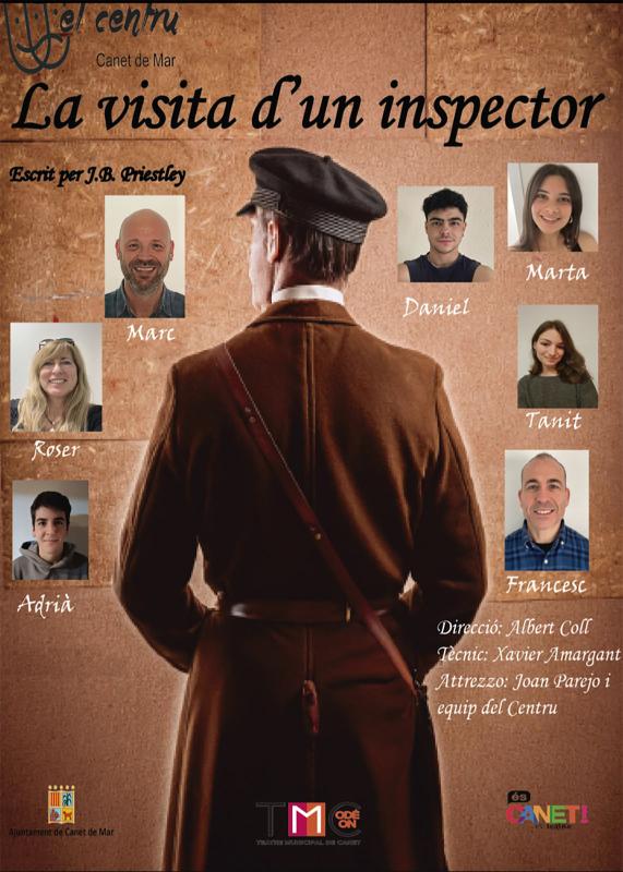 cartell X Concurs de teatre 'La visita d'un inspector'