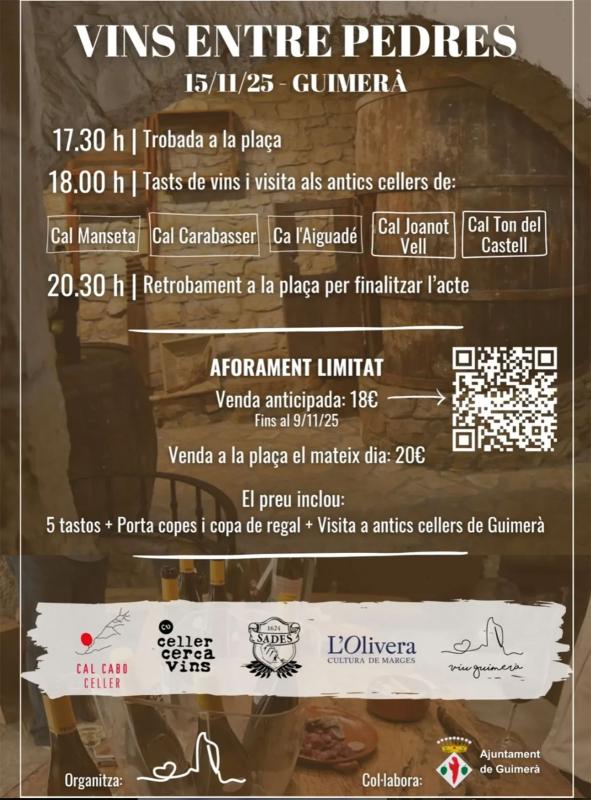 cartell 3a edició dels 'Vins entre pedres´