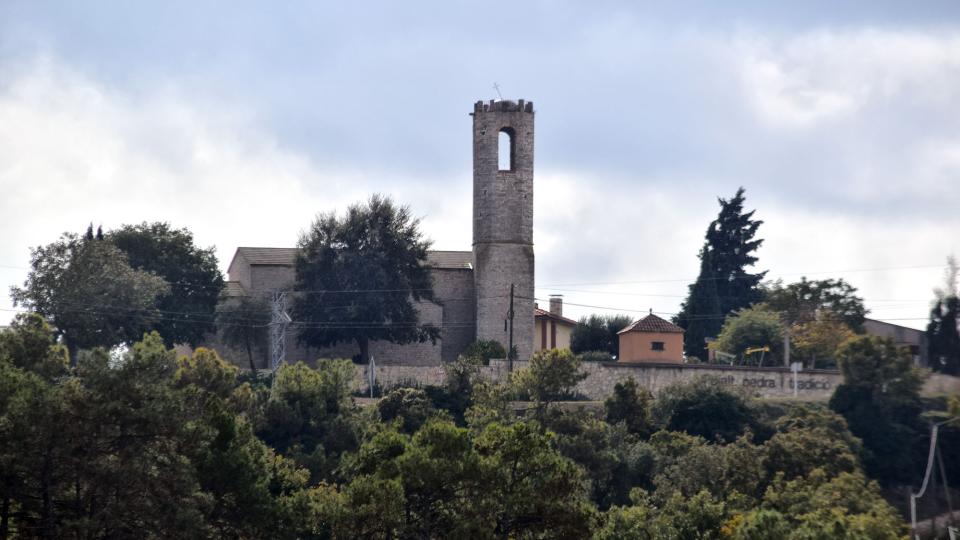 19.10.2025 Vista de Església de Sant Andreu  Pujalt -  Ramon Sunyer