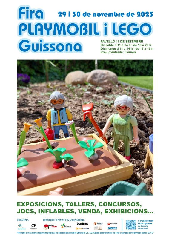 cartell Fira Playmobil i LEGO
