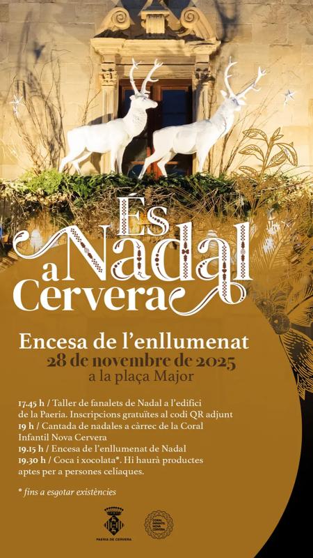 cartell Encesa de l’enllumenat de Nadal