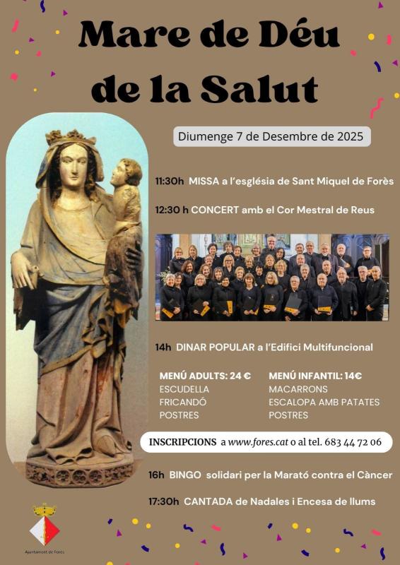 cartell Festa de la Mare de Déu de la Salut