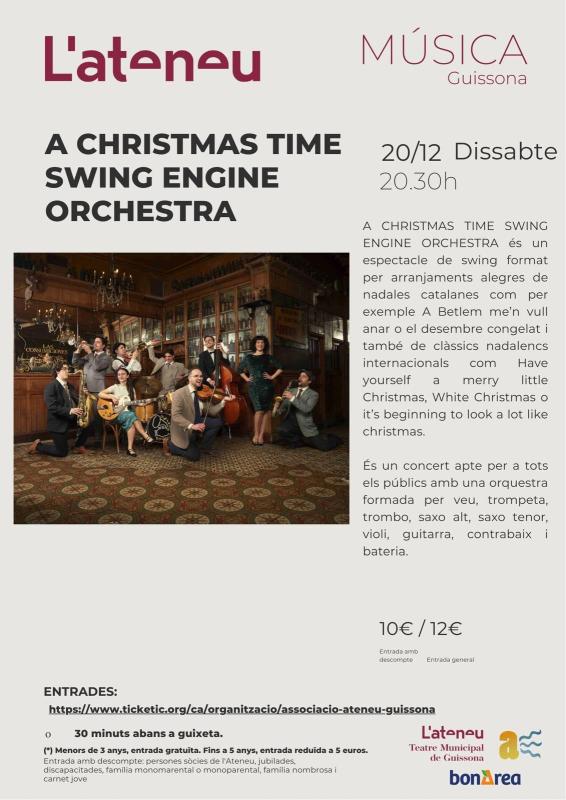 cartell Concert 'A Christmas Time Swing Engine'