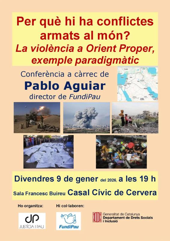 cartell Per què hi ha conflictes armats al món? La violència a Orient Proper, exemple paradigmàtic