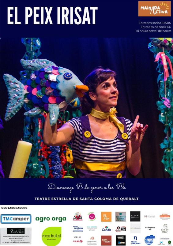 cartell Espectacle familiar 'El peix irisat'