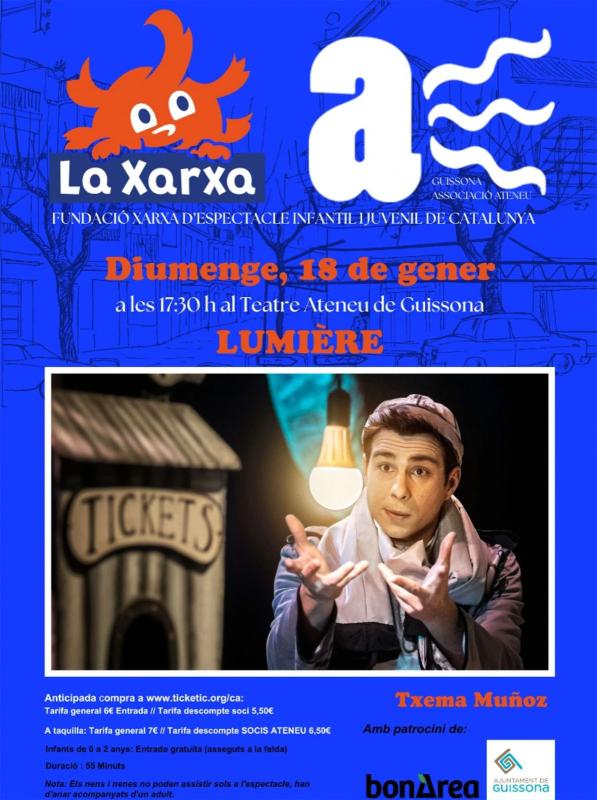 cartell Espectacle 'Lumière'