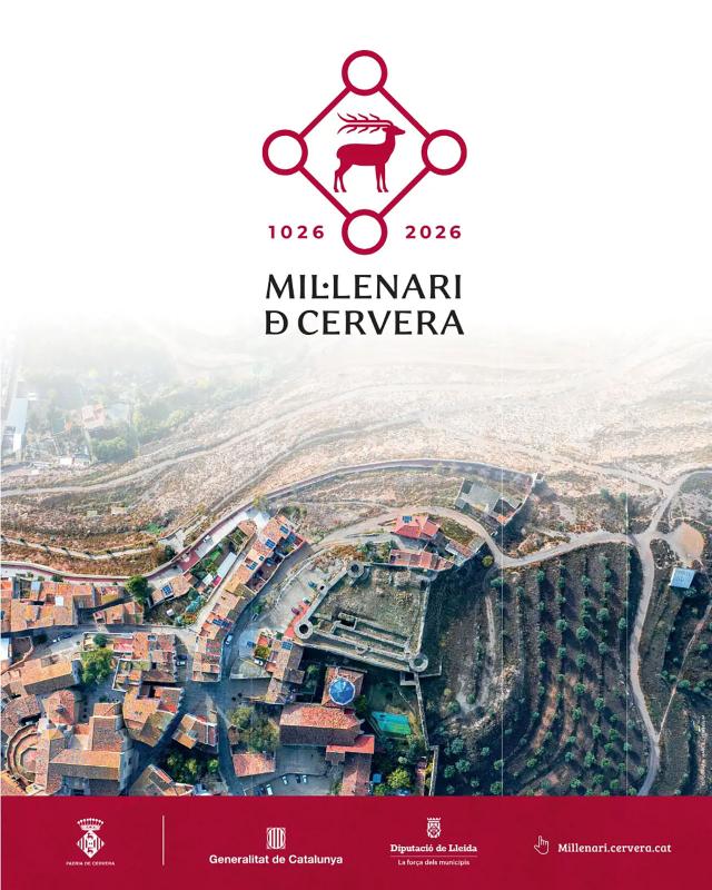 cartell Acte inaugural del Mil·lenari de Cervera - Cervera cartell Acte inaugural del Mil·lenari de Cervera - Cervera