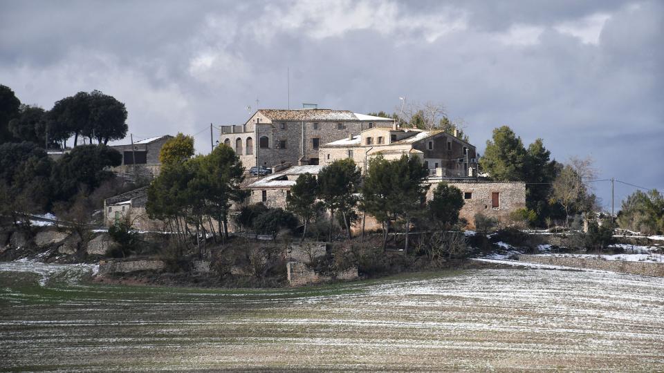 25.1.2026 Vista del poble nevat  Altadill -  Ramon Sunyer