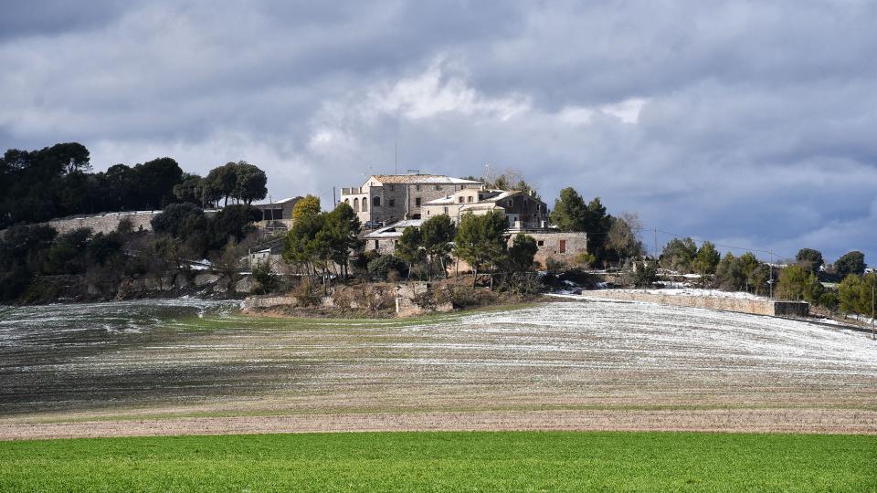 25.1.2026 Vista del poble nevat  Altadill -  Ramon Sunyer