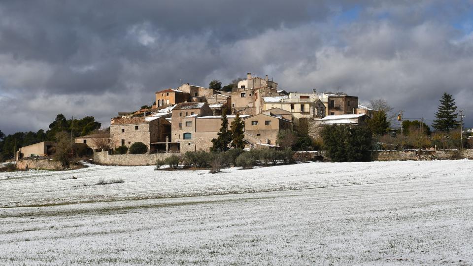 25.1.2026 Vista del poble nevat  La Rabassa -  Ramon Sunyer