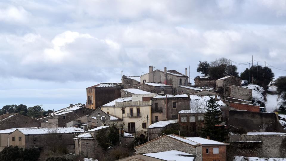 25.1.2026 Vista del poble nevat  La Rabassa -  Ramon Sunyer