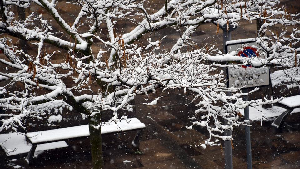 5.1.2026 Vista del poble nevat  Torà -  Ramon Sunyer