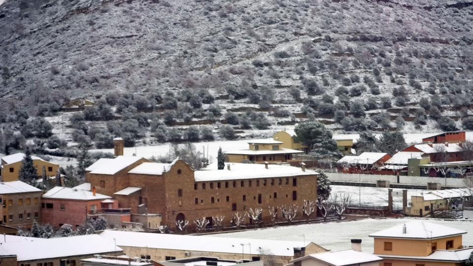 5.1.2026 Vista del poble nevat  Torà -  Ramon Sunyer