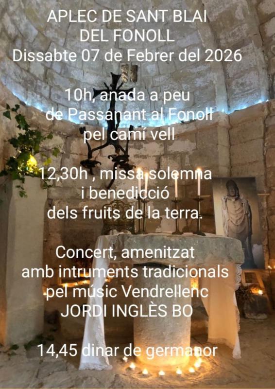 cartell Aplec de Sant Blai 2026