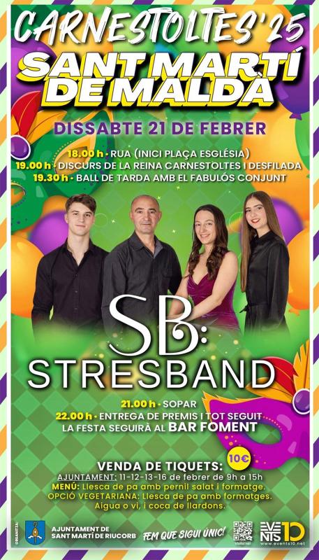 cartell Carnestoltes de Sant Martí de Maldà 2026