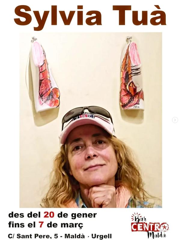 cartell Exposició  de 'Silvia Tuà'