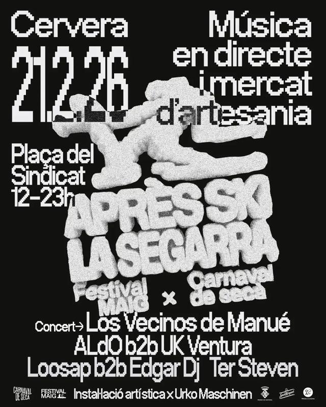 cartell Après ski la Segarra