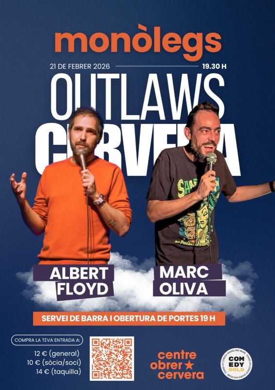 cartell Monòlegs 'Outlaws' cartell Monòlegs 'Outlaws'