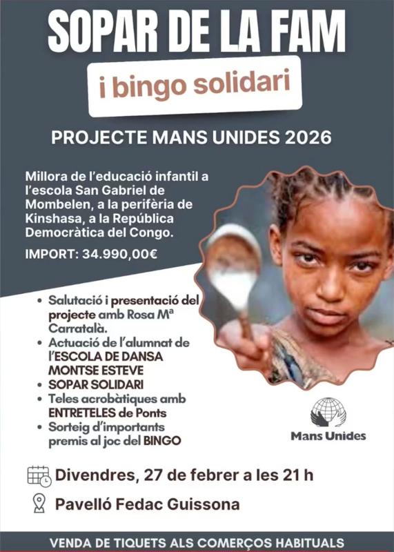 cartell Sopar de la fam