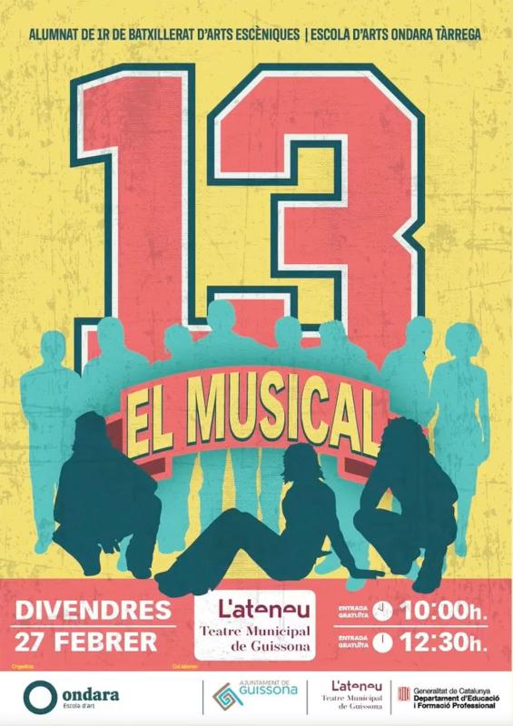 cartell Teatre Musical 'Annie i 13'