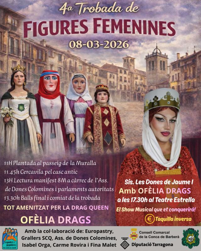 cartell 4a Trobada de figures femenines