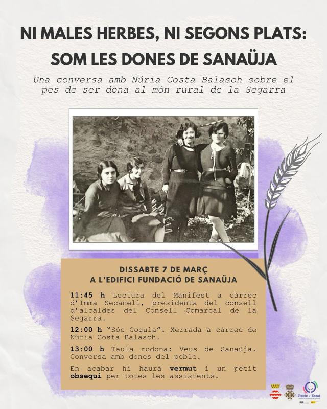 cartell 8M a Sanaüja 2026