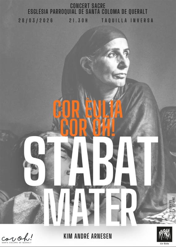 cartell Concert sacre 'Stabat Mater'