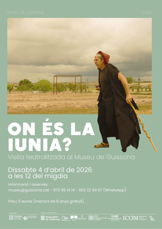cartell Visita teatralitzada 'On és la Iunia?' 2026